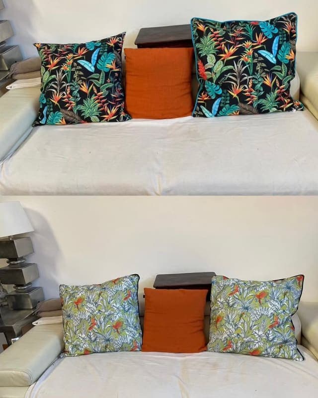 Coussins déco d’intérieur.